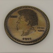 Mardi Gras Doubloon: Zulu Prinaeps/Kru